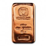 Germania Mint - 10 oz Cu 999.9 pure copper Cast Bar GOLD AND SILVER BULLION