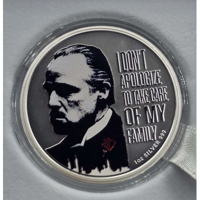 GODFATHER II 50th Anniversary 1 Oz Silver Coin Niue 2022
