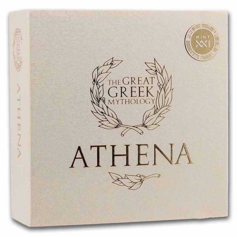 Goddess Athena 2024 Great Greek Mythology 2 Oz Silver Coin GOLD AND SILVER BULLION