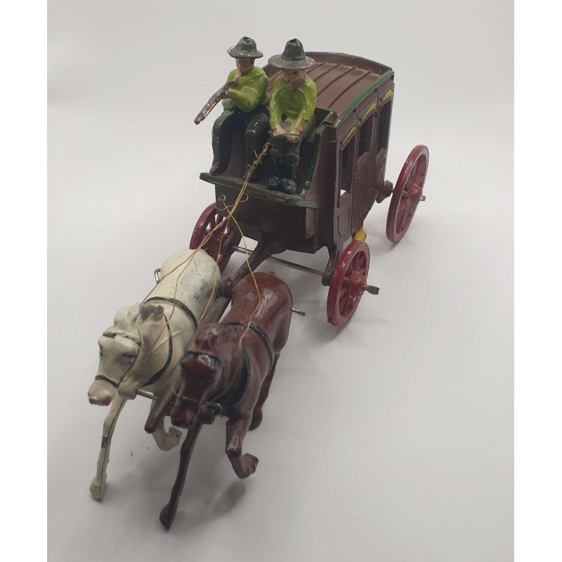 LEAD FAR WEST AMERICAN WAGON COWBOYS VINTAGE TOYS ANTIQUES & OTHER COLLECTIBLES