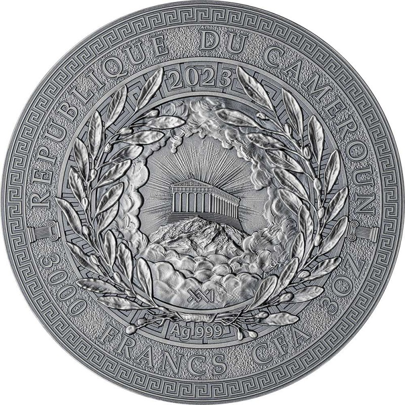 Prometheus Great Greek Mythology 3 Oz Silver Coin Cameroon 2023 GOLD AND SILVER BULLION