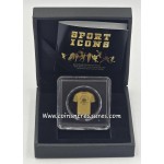 Belgium Golden Football Jersey 1/1000 Oz Gold Coin GOLD AND SILVER BULLION