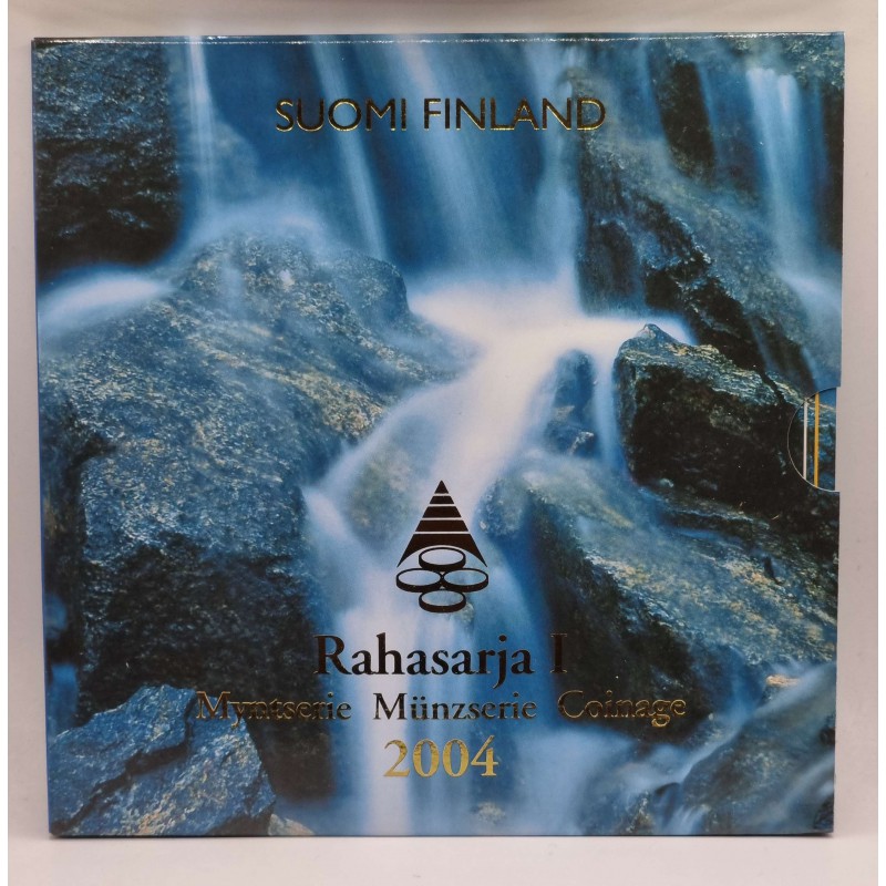FINLAND 2004 YEAR COIN SET IN BLISTER RAHASARJA I WORLD COINS