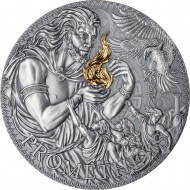 Prometheus Great Greek Mythology 3 Oz Silver Coin Cameroon 2023