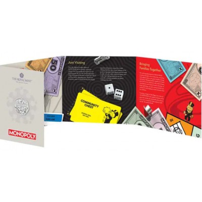 UK 2025 Monopoly 90th Anniversary 50p Coin in blister