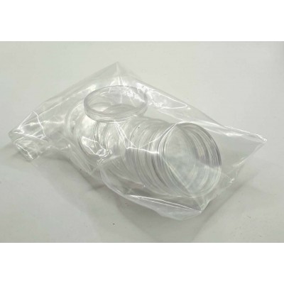 Generic round Coin capsules for coins Ø 22 mm - Pack of 10