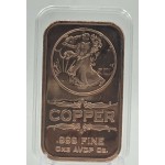 1 oz Walking Liberty 999 Fine Copper Bar GOLD AND SILVER BULLION
