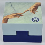 CREATION OF ADAM Micropuzzle Treasures Special Edition 5 Oz Silver Coin 20$ Palau 2023 GOLD AND SILVER BULLION