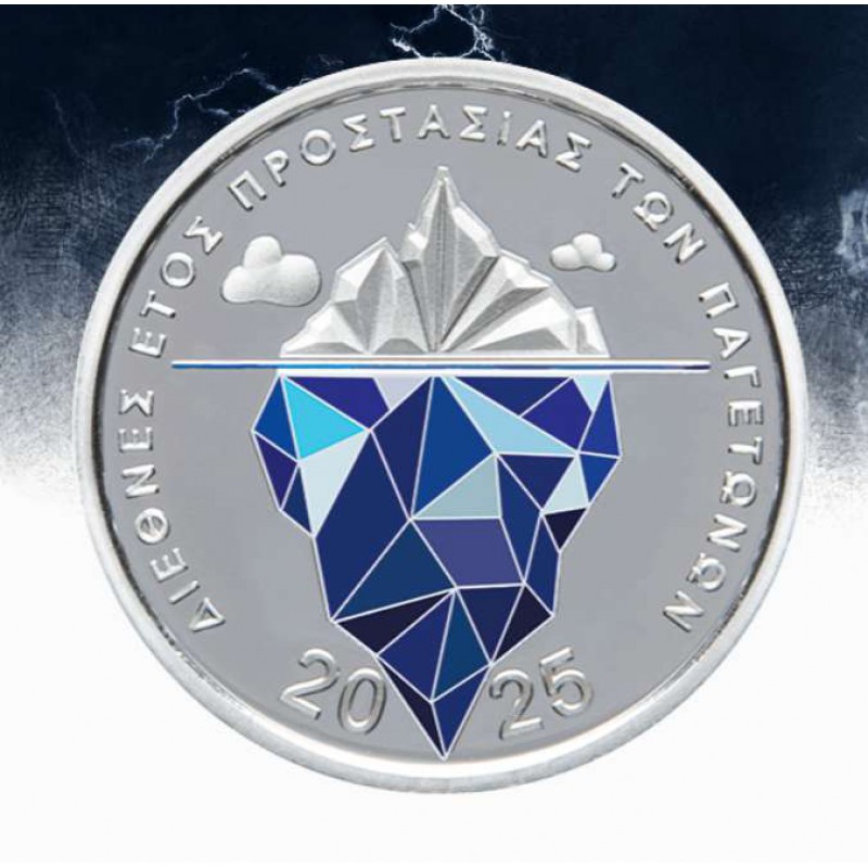 Greece 2025 Year of Glaciers preservation 6 Euro Silver Proof Coin WORLD COINS