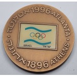 ATLANTA OLYMPIC GAMES 1996 ISRAEL Large Medal 150gr SPECIAL OFFERS