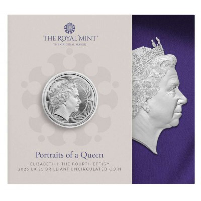 UK 2026 100 Years of QEII Rank-Broadley Portrait Coin in Blister