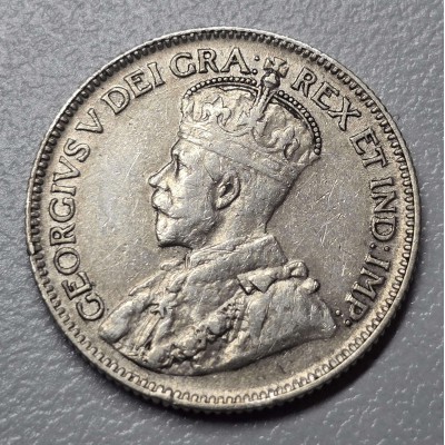 CYPRUS 9 SILVER PIASTRE COIN 1921 IN VF-EXF