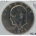USA Eisenhower SILVER DOLLAR COIN 1971 WORLD COINS