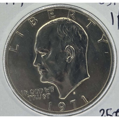 USA Eisenhower SILVER DOLLAR COIN 1971