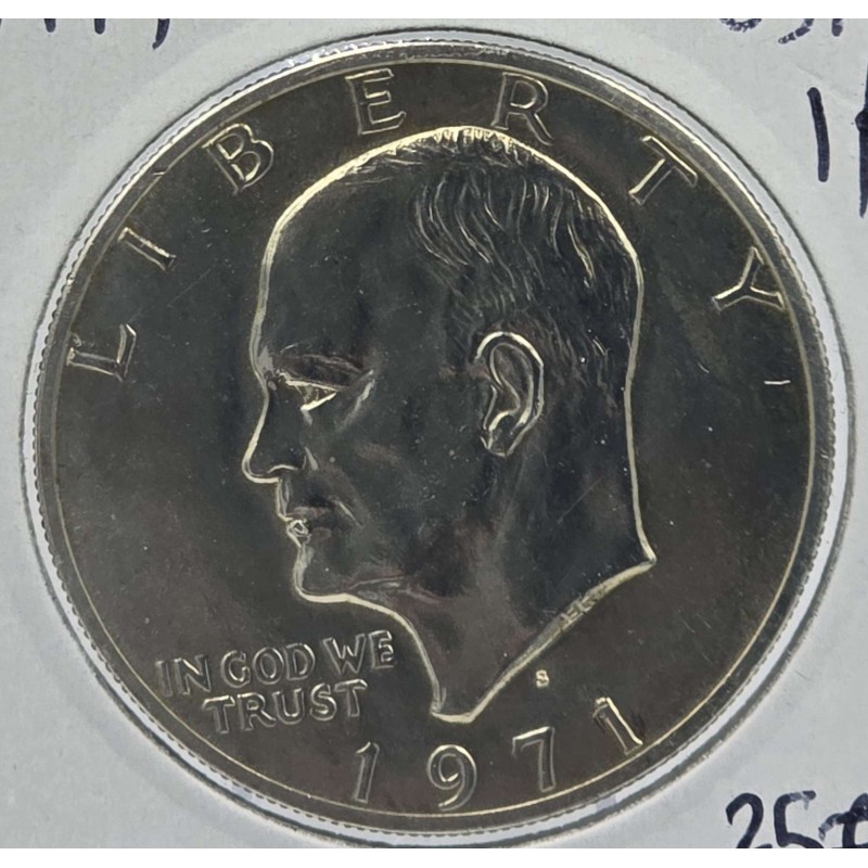 USA Eisenhower SILVER DOLLAR COIN 1971 WORLD COINS