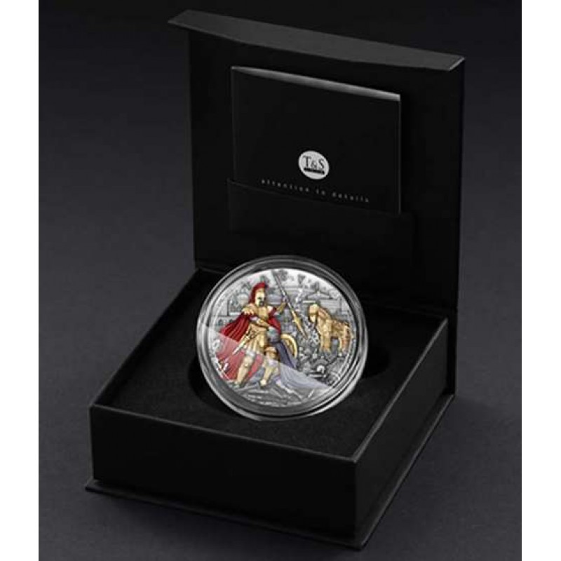 TROYA Greek mythology 2 Oz Silver Coin 5$ Niue 2024 GOLD AND SILVER BULLION