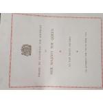 CYPRUS PERSONAL INVINTATION FOR CEREMONIAL PARADE QUEEN ELIZABETH BIRTHDAY 1959 ANTIQUES & OTHER COLLECTIBLES