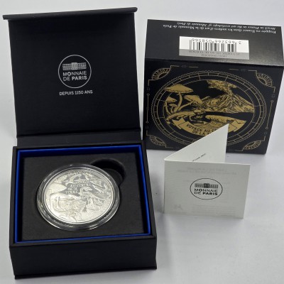 France 2025 Jules Verne Journey to the Center of the earth Proof Silver Coin