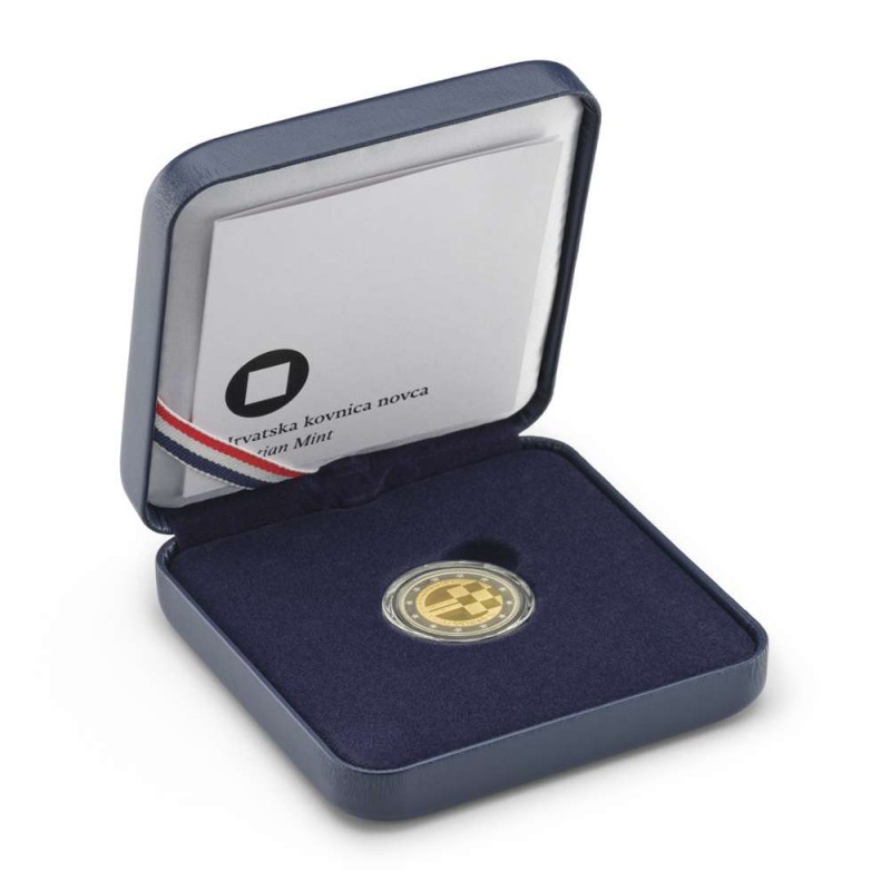 CROATIA BU 2 EURO 2023 First 2 Euro in Official box Proof BE WORLD COINS