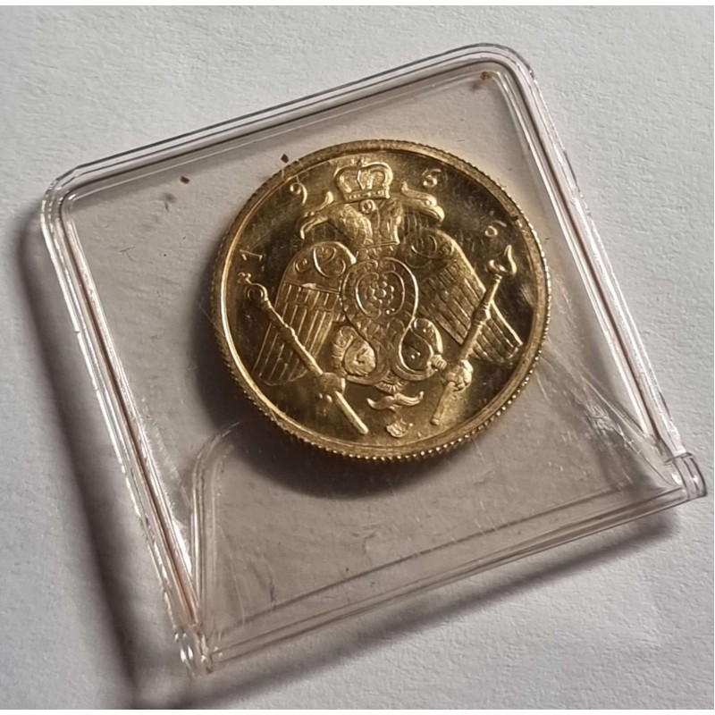 CYPRUS 1966 GOLD HALF POUND SOVEREIGN MAKARIOS GEM UNC IN ORIGINAL SLEEVE FROM CENTRAL BANK WORLD COINS