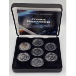 Cook Islands Cosmic phenomena set collection of 7 colored coins WORLD COINS