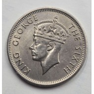 MALAYA 1950 10 CENTS COIN OF KGVI