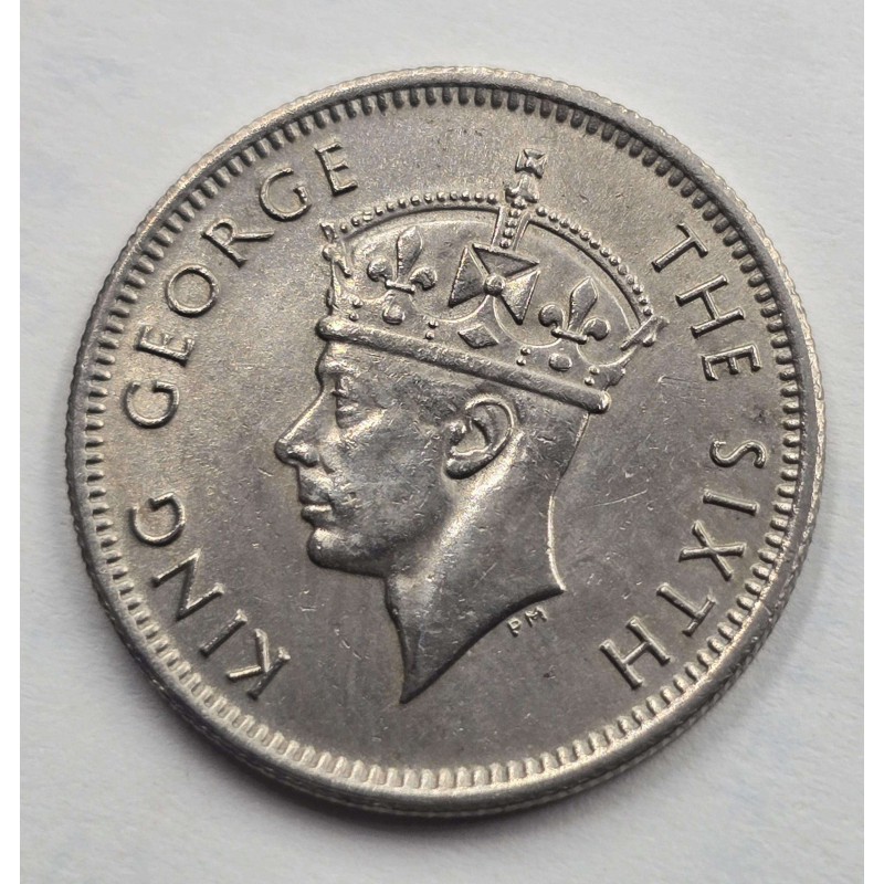 MALAYA 1950 10 CENTS COIN OF KGVI WORLD COINS