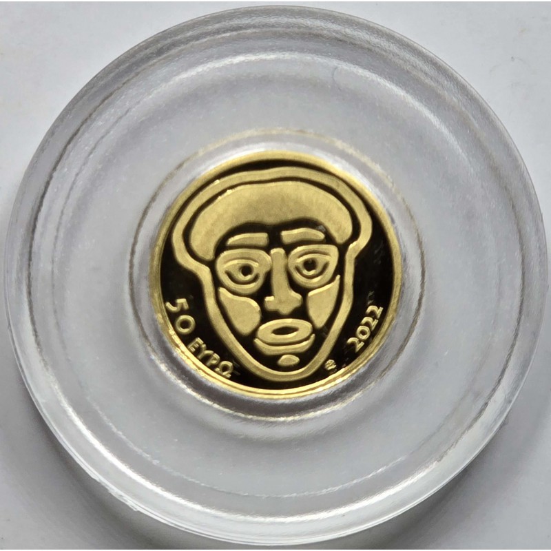 Greece 50 Euro Gold coin 2022 Ancient theater of EPIDAURUS WORLD COINS