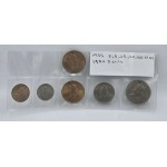 CYPRUS 1955 - 1956 TOP UNC SET OF LAST COINS OF BRITISH ADMINISTRATION WORLD COINS