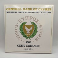 CYPRUS 1983 YEAR FIRST DECIMAL COIN SET BY ROYAL MINT