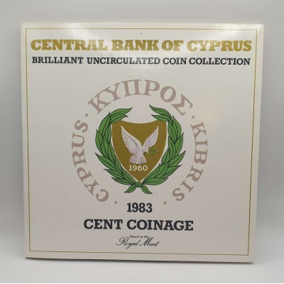 CYPRUS 1983 YEAR FIRST DECIMAL COIN SET BY ROYAL MINT