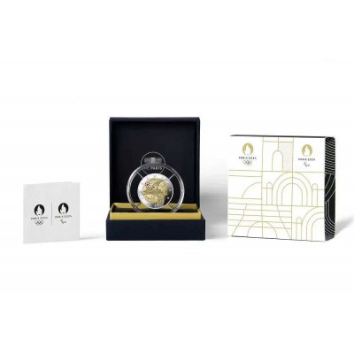 FRANCE 2024 Paris 2 Euro coin Proof BE Eiffel Tower Colorized