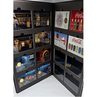 Coin Card Album for 1/1000 Oz Gold Coins in Cards