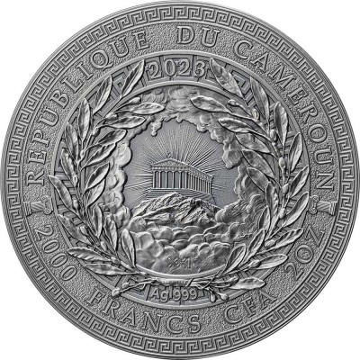 Medusa 2023 Great Greek Mythology 2 Oz Silver Coin