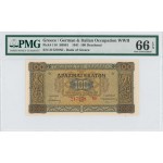 GREECE 100 Drachmas P116 BANKNOTE 1941 WWII PMG 66 WORLD BANKNOTES