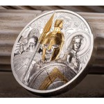 SPARTA Leonidas 3 Oz Silver Coin 20$ Cook Islands 2023 GOLD AND SILVER BULLION