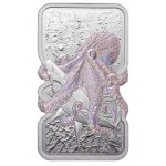 Niue 2025 1oz Giant Pacific Octopus .9999 Silver Bar PAMP GOLD AND SILVER BULLION