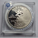 USA 2002 Olympic Winter Games in Salt Lake Silver coin WORLD COINS