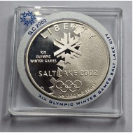 USA 2002 Olympic Winter Games in Salt Lake Silver coin
