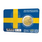 Finland 2 euro 2025 - Finland–Sweden Athletics Coin card WORLD COINS