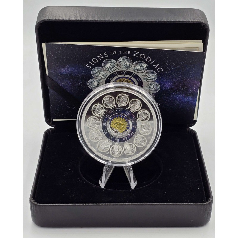 Canada 2024 Signs of the Zodiac Silver Proof 2 oz Coin GOLD AND SILVER BULLION