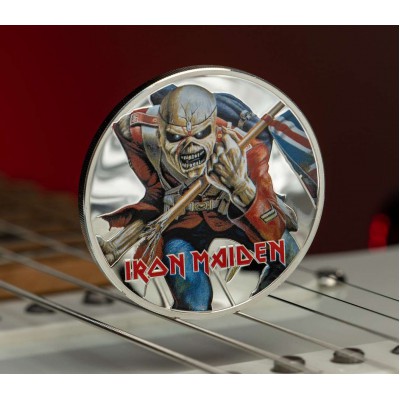 Cook Islands 2023 Silver 1 oz coin Iron Maiden Eddie The Trooper