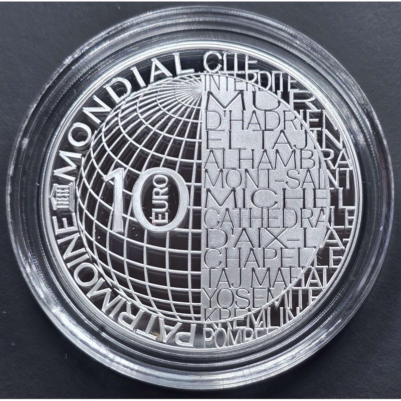 France 2025 The Colosseum UNESCO 10€ silver Proof coin WORLD COINS