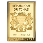 August Macke Four Girls 1/1000 Oz Gold Coin Chad GOLD AND SILVER BULLION