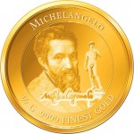 Michelangelo Cote d'Ivoire gold proof 2025 0.50 g Gold Coin GOLD AND SILVER BULLION