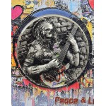 PEACE AND LOVE Urban Rebellion 2 Oz Silver Coin 2025 GOLD AND SILVER BULLION
