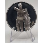 FRANKLIN MINT 100 Greatest Masterpieces Silver Proof Coin Series - HERMES PAR PRAXITELE WORLD COINS