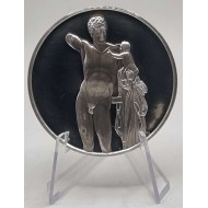 FRANKLIN MINT 100 Greatest Masterpieces Silver Proof Coin Series - HERMES PAR PRAXITELE