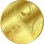ALIEN 1/200 Oz Gold Coin card 30$ Liberia 2026 GOLD AND SILVER BULLION