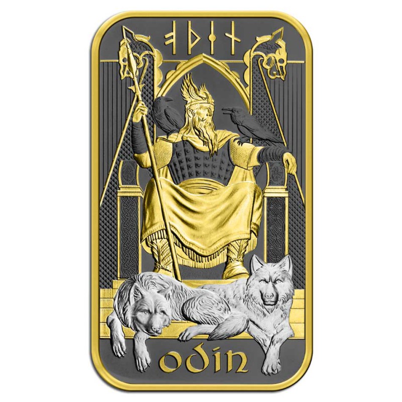 NORSE GODS – ODIN THOR LOKI 3 x 1oz Silver Bars Special Edition GOLD AND SILVER BULLION